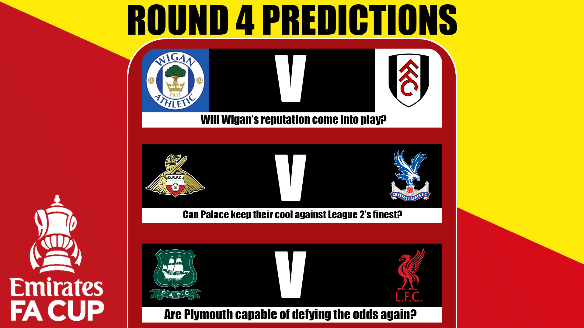 FA Cup 4th Round Predictions: Every Match Analysed!