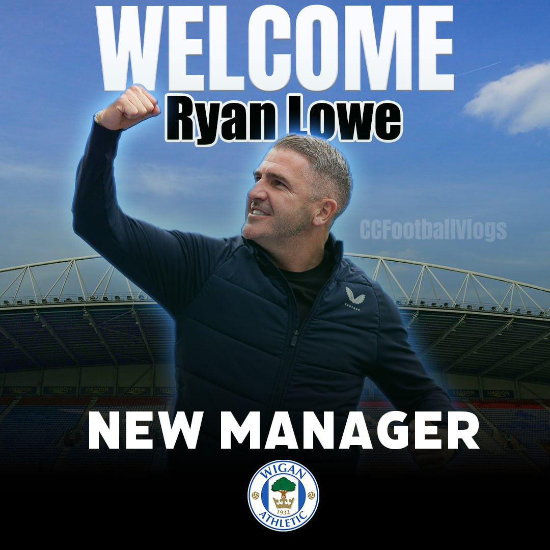 Ryan Lowe Appointed as New Wigan Athletic Manager