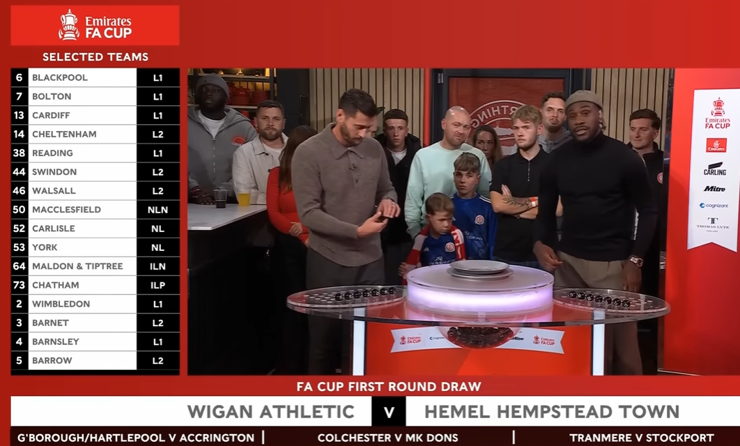 Latics to Face Hemel Hempstead Town in Emirates FA Cup First Round