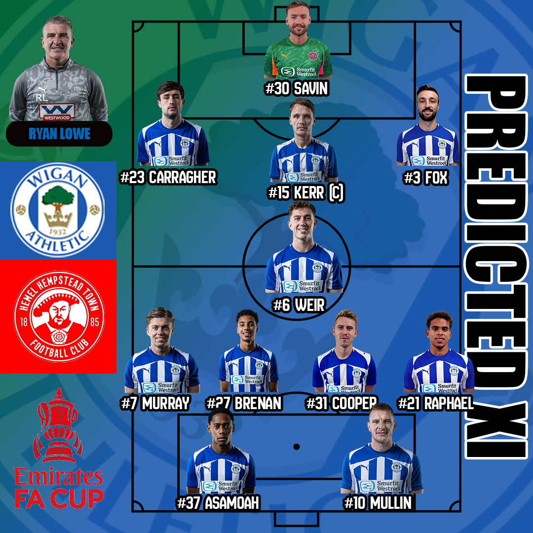 Match Preview | Wigan Athletic vs Hemel Hempstead Town
