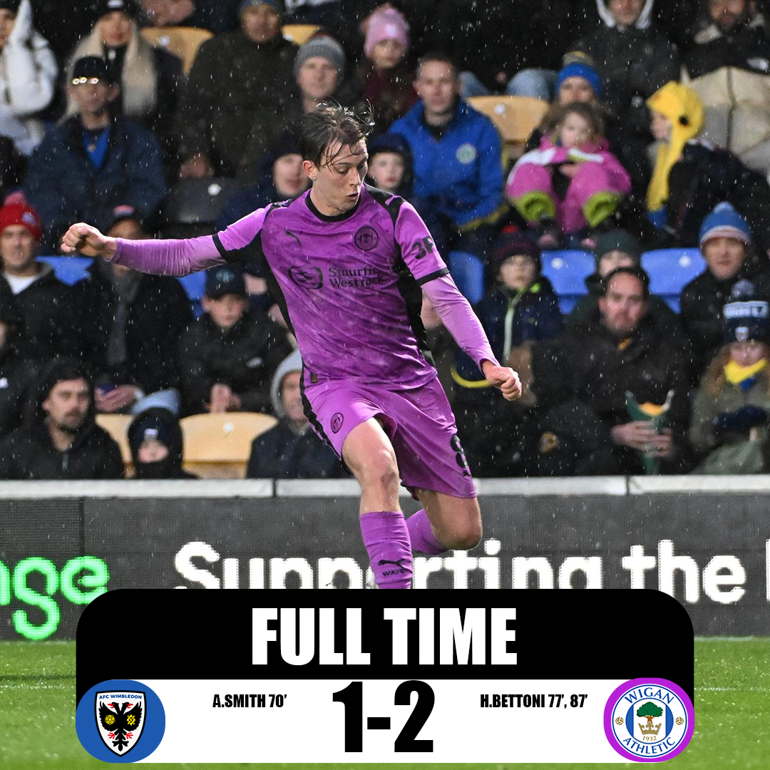 MATCH REPORT: AFC WIMBLEDON VS WIGAN ATHLETIC