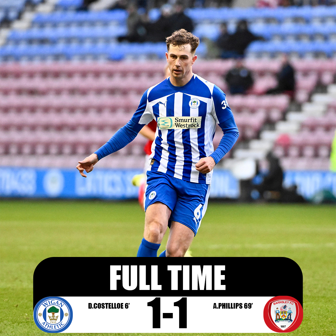 MATCH REPORT: WIGAN ATHLETIC VS BARNSLEY | EFL LEAGUE ONE