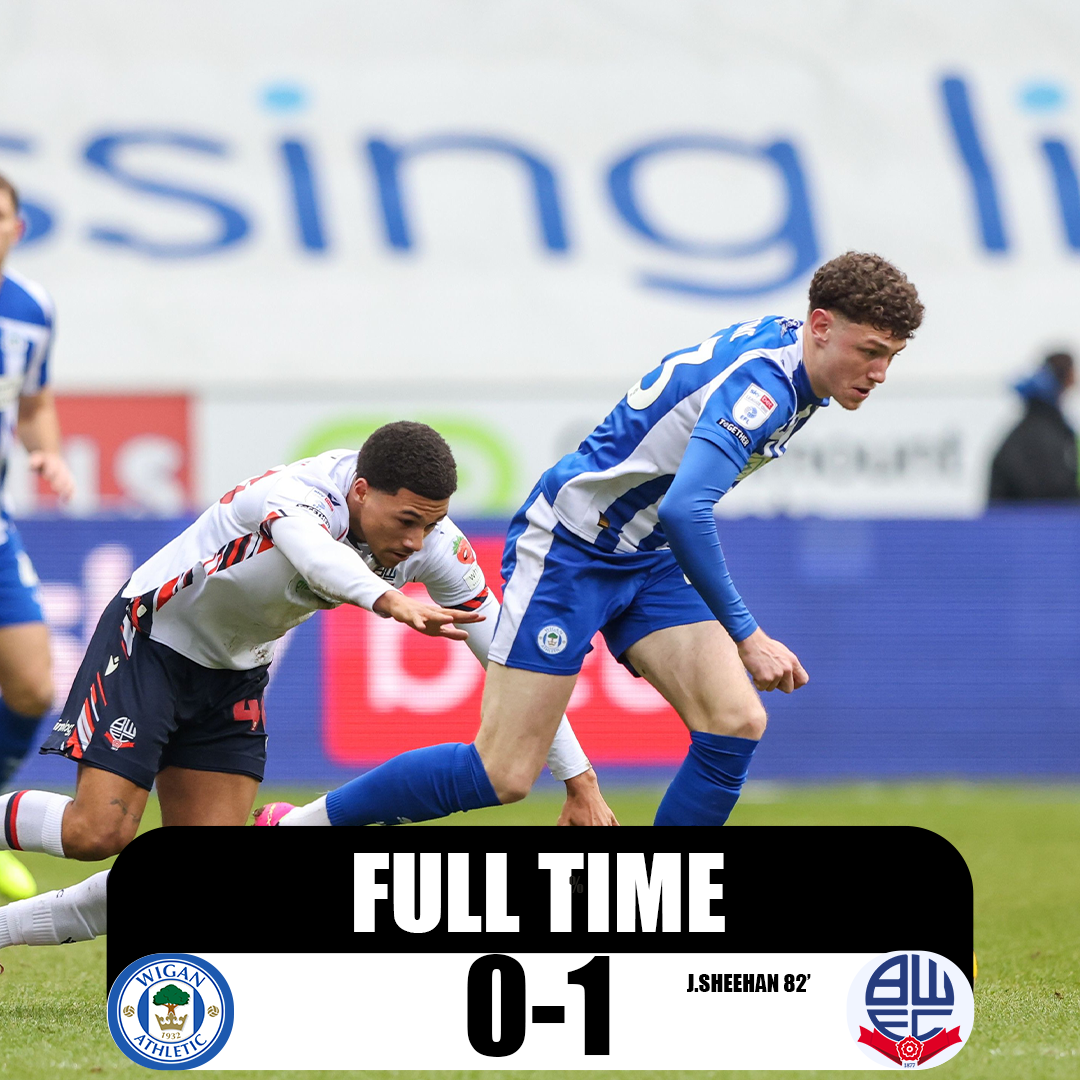 MATCH REPORT: WIGAN ATHLETIC VS BOLTON WANDERERS | EFL LEAGUE ONE