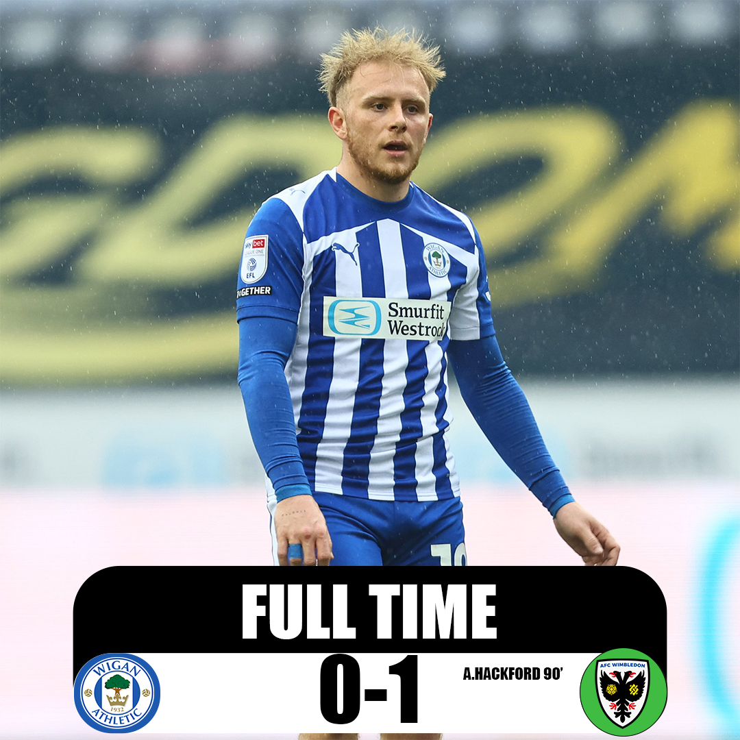 Match Report: Wigan Athletic VS AFC Wimbledon | EFL League One