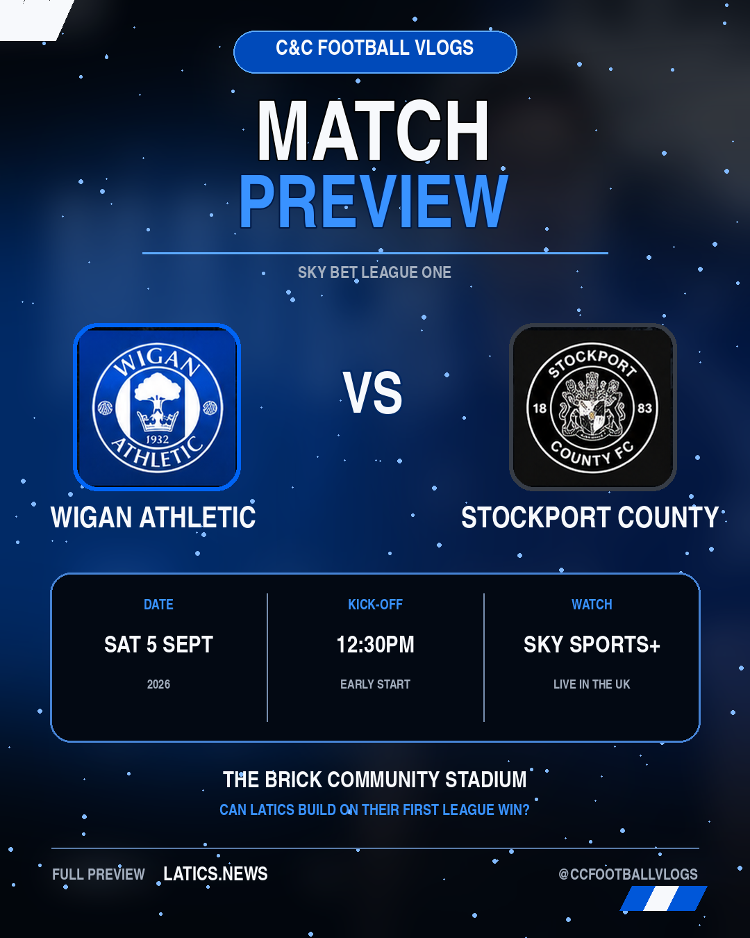 Match Preview | Wigan Athletic vs Stockport County | EFL League One